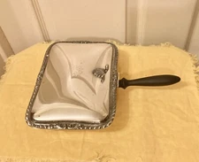 Bristol Silverplate By Poole Silent Butler Crumb Catcher Tray Ashtray ~10 x 8