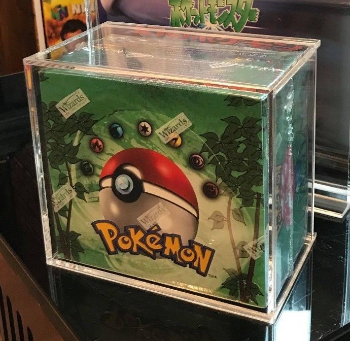 Single Acrylic Display Case For Pokemon Booster Box Fits WOTC TCG - Clear  Made In Canada One Piece Heroines Booster Box