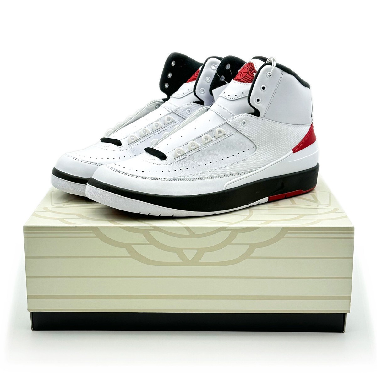 DX2454-106 Nike Air Jordan 2 OG Chicago White Varcity Red DX2454-106 Nike Air Jordan 2 OG Chicago White Varcity Red