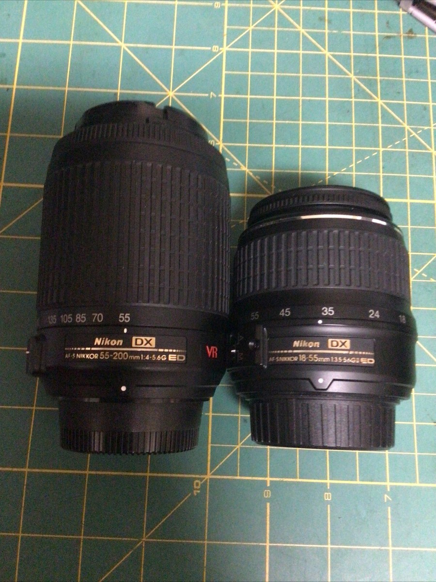 Nikon AF-S DX VR Zoom Nikkor 55-200mm F/4-5.6 G IF ED Lens +