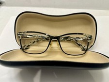 lamb eyeglass frames women  s LA074 BLK 54/16 140 B:38 Cateye