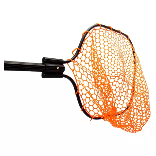 Ozark Trail Rubber Fish Landing Net High Visibility  Retractable Aluminum Handle