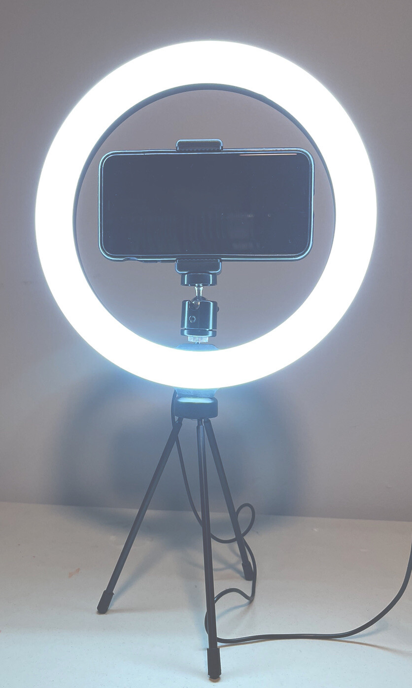Ring Light With Tripod And Phone Holder-image