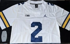 Blake Corum Michigan Wolverines White Jersey Stitched 2 All Sizes NWT