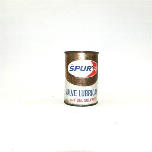 VINTAGE SPUR VALVE LUBRICANT AND FUEL SOLVENT TEN OUNCES (EMPTY)