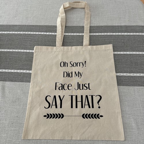 Tote Bag With Vinyl Decoration - Picture 1 of 3