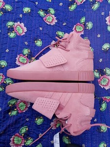pink adidas high tops