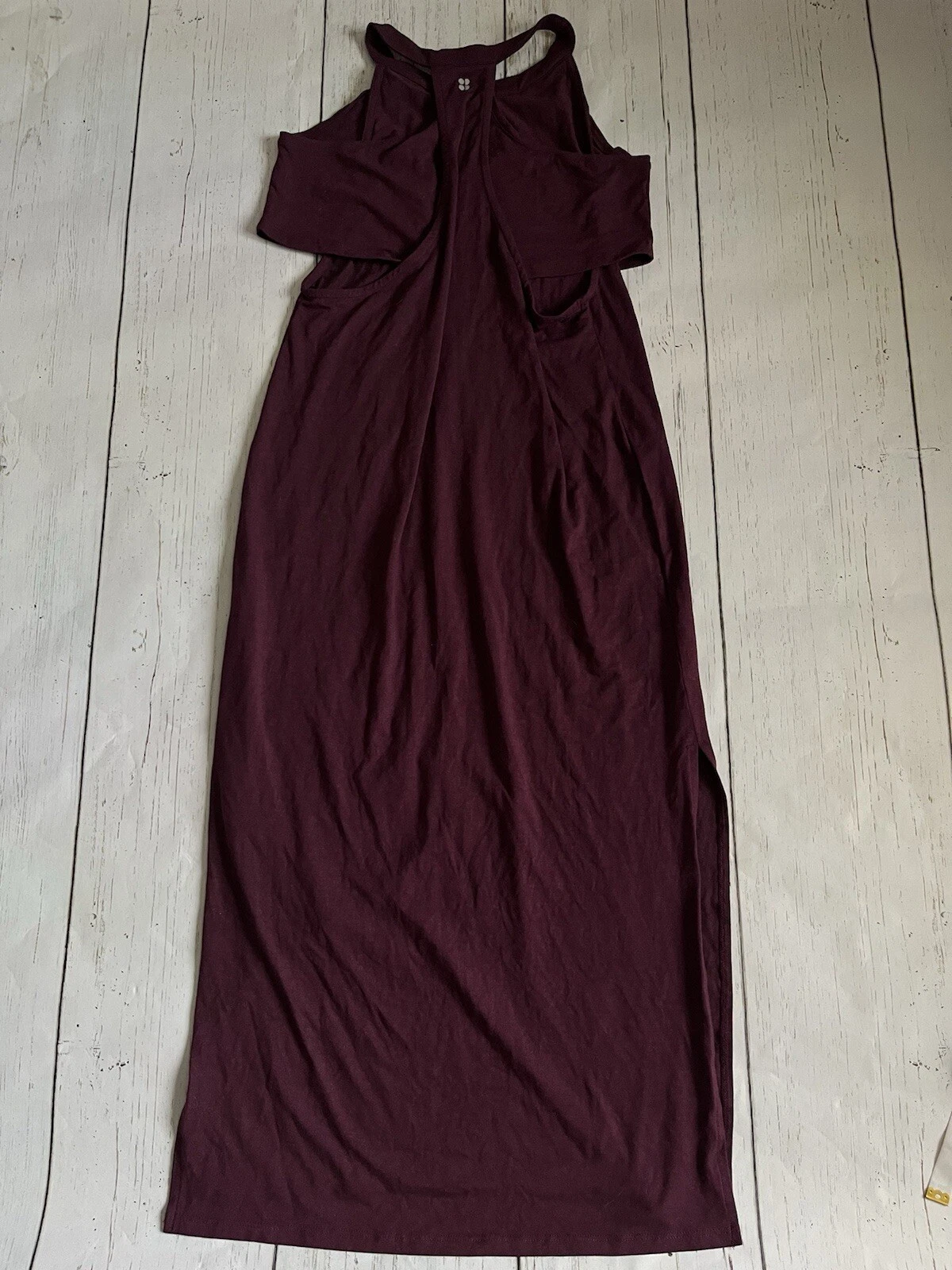 sweaty-betty holistic jersey maxi stretch sleeveless casual dress