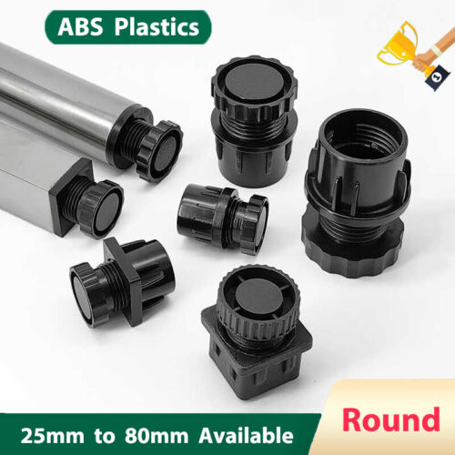 ABS Plastics Adjustable Furniture Feet Table Chair Legs Inserts Cover End Caps