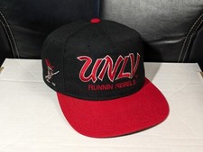 UNLV Runnin Rebels Vintage 90s Sports Specialties Script Snapback Hat Cap
