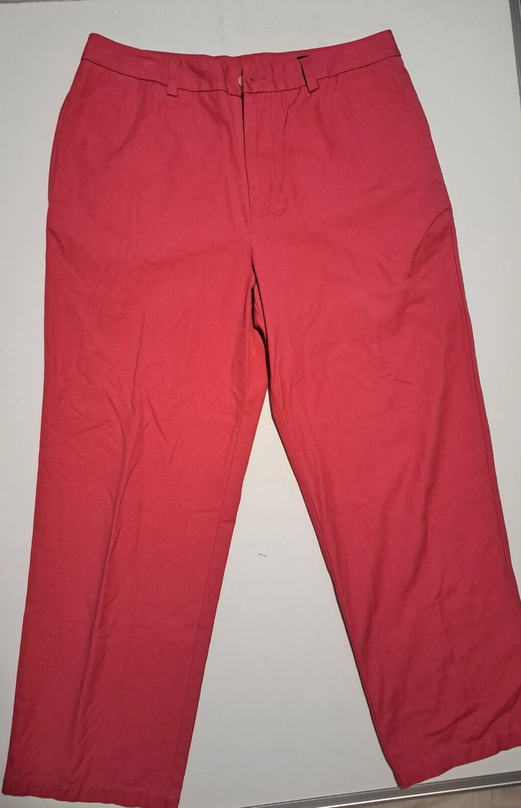 Vineyard Vines Pants Mens 35x30 Pink Chino Straight Leg Casual Comfort Golf