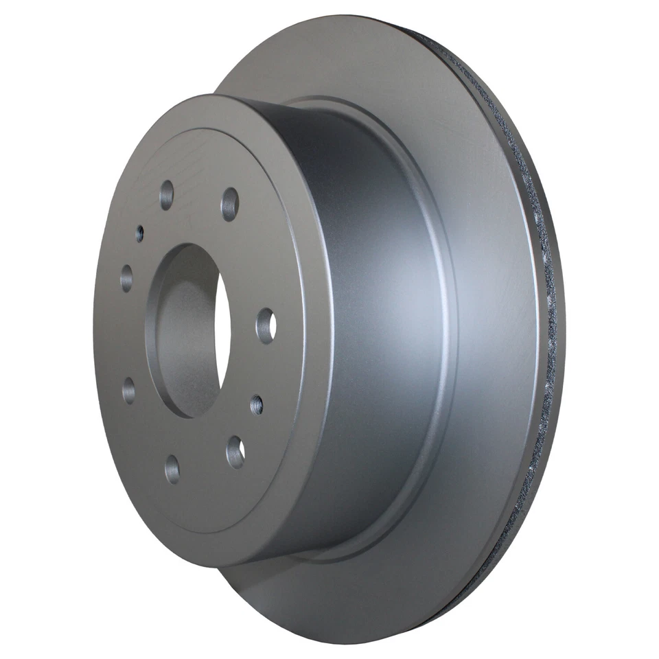 Juego de rotores de freno delantero trasero y pastillas de cerámica Akebono para Ford F-150 HD carga útil Foto 4 de 4