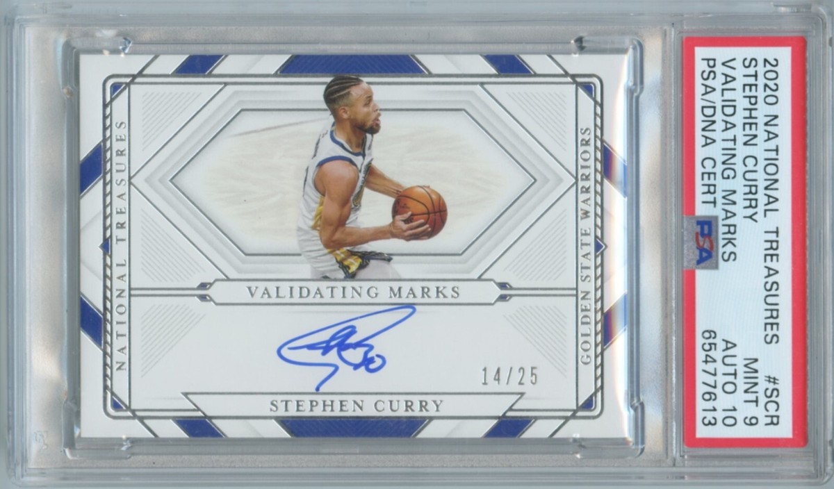 nationaltreasures stephen curry auto /25