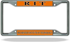 Rochester Tech RIT License Plate Frame