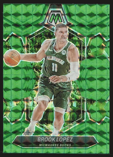 2023-24 Panini Mosaic #112 Brook Lopez Green