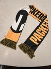 Green Bay Packers Football Reversible Scarf NFL Yellow Green Double Sided Foco