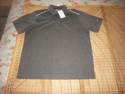 MENS 2XLARGE HAZY GRAY NIKE GOLF POLO SHIRT - NWT