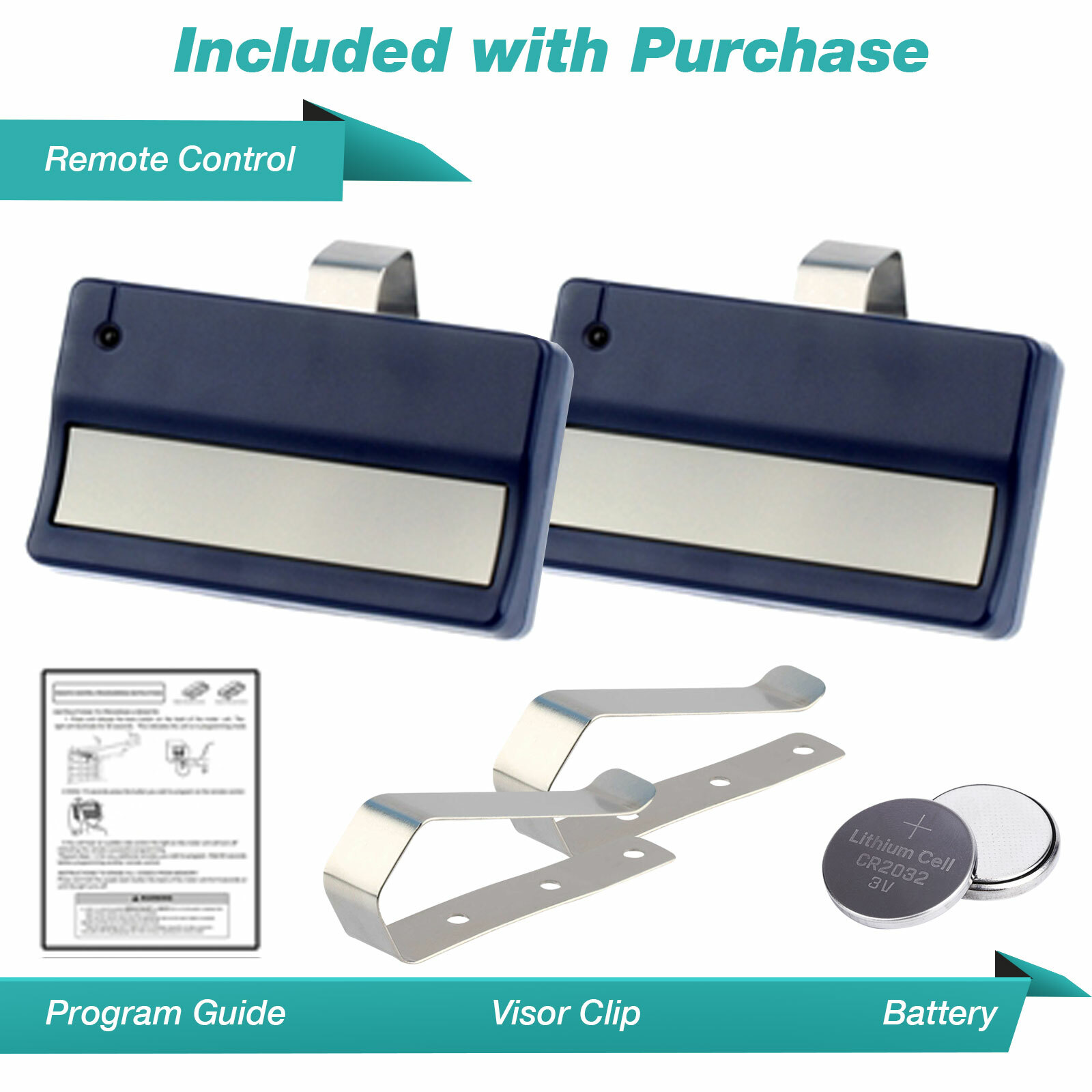 2 For Liftmaster 971LM (1-Button) Garage Door Opener Remote HBW1241 | eBay