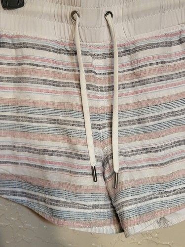 Athleta SZ 6 Womens Beachside Bali Linen Shorts - Picture 4 of 5