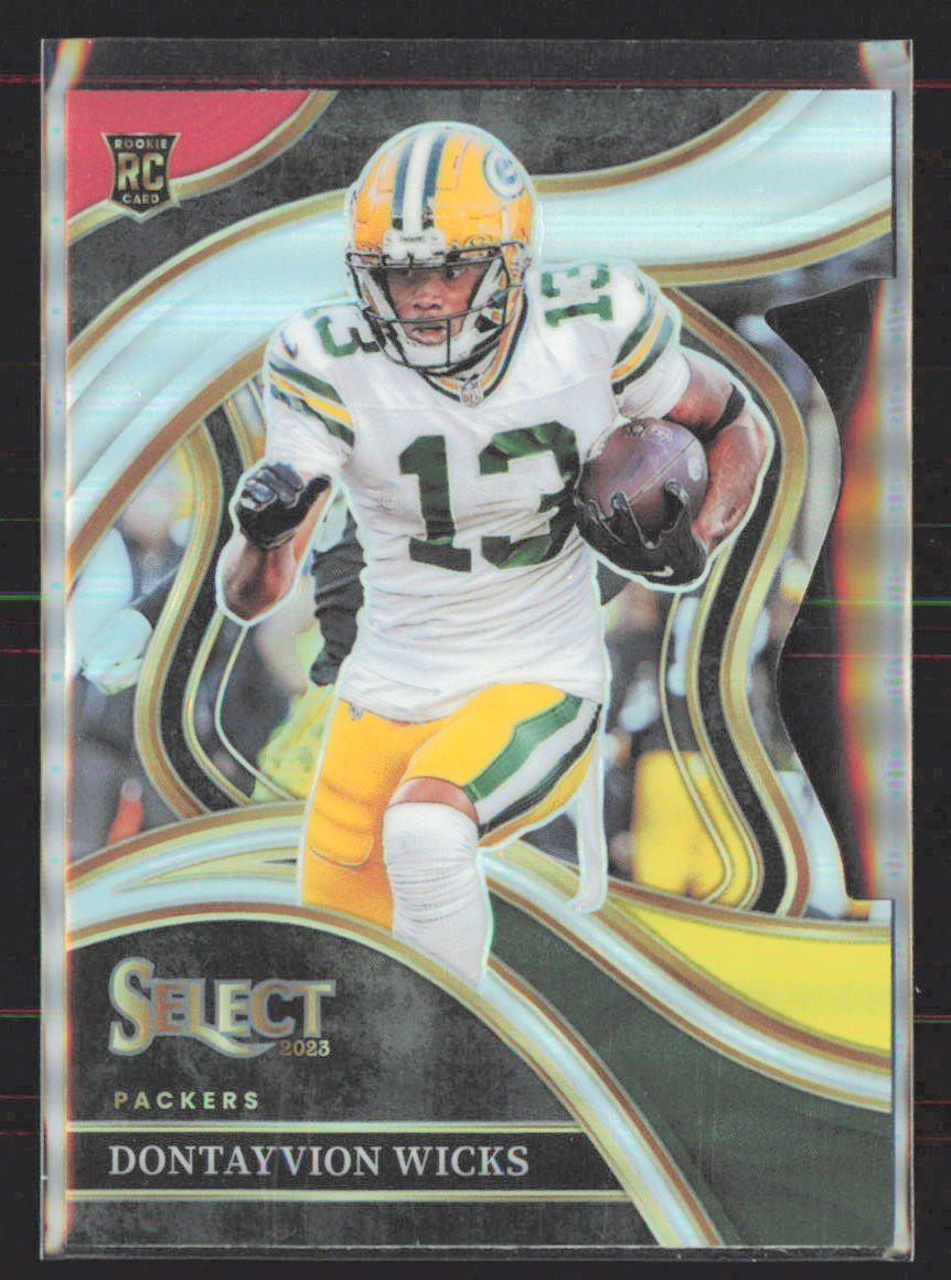 2023 Panini Select Dontayvion Wicks Silver Prizm Rookie #271