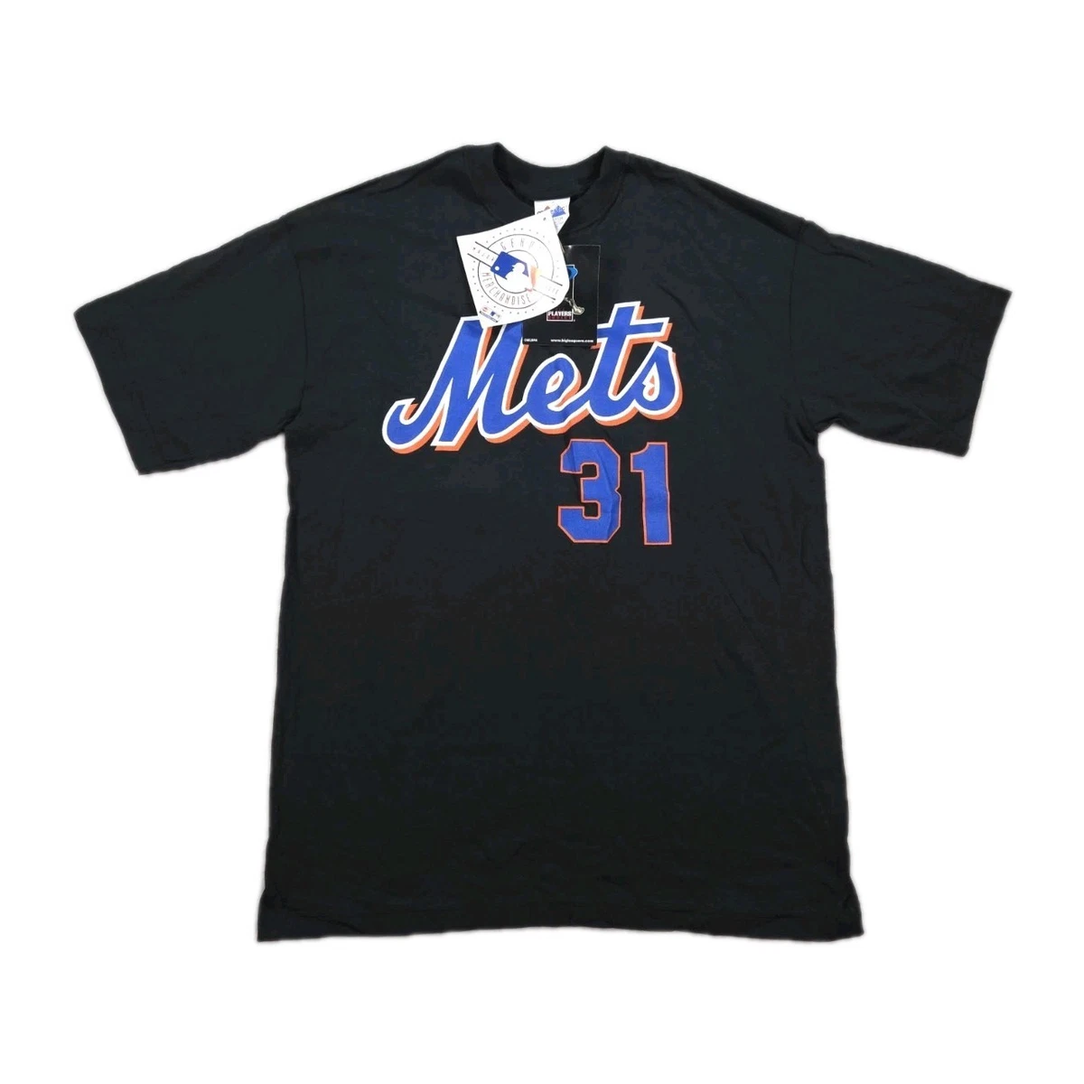 Maillot (Chemise) Mike Piazza New York Mets - Collection Cooperstown - Noir Taille L - Nike Neuve