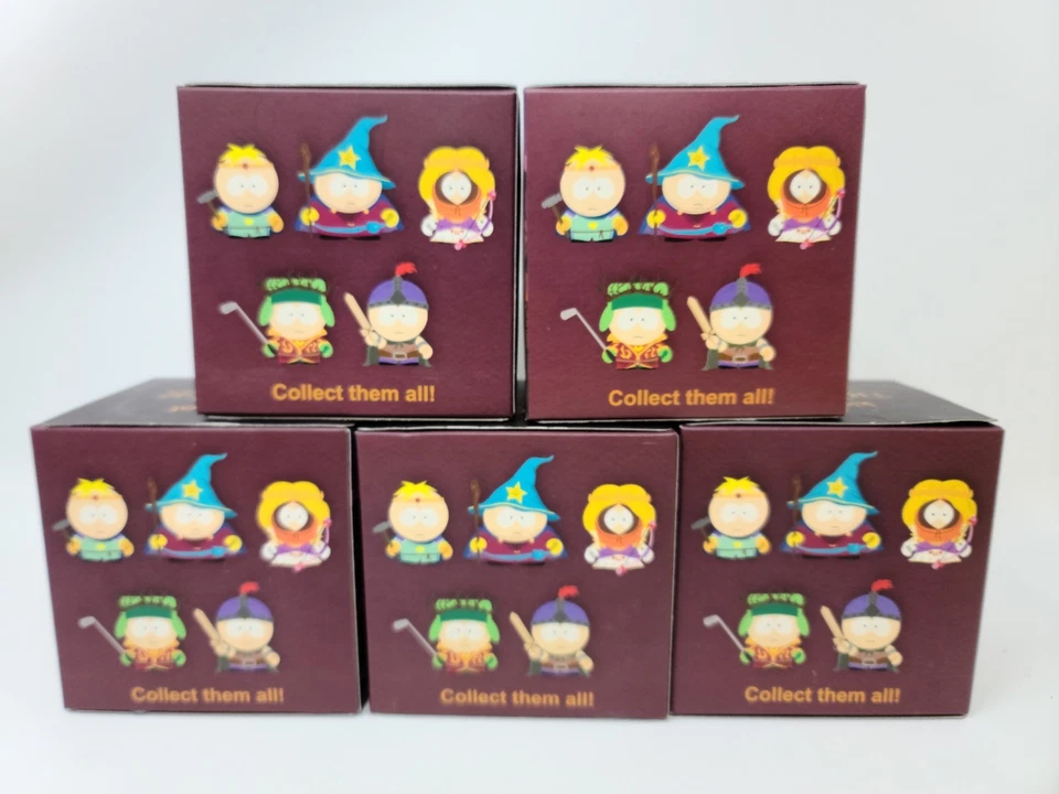 Kidrobot South Park The Stick of Truth Set of 5 Paladin Warrior High Jew Elf LL - Image 2 of 2