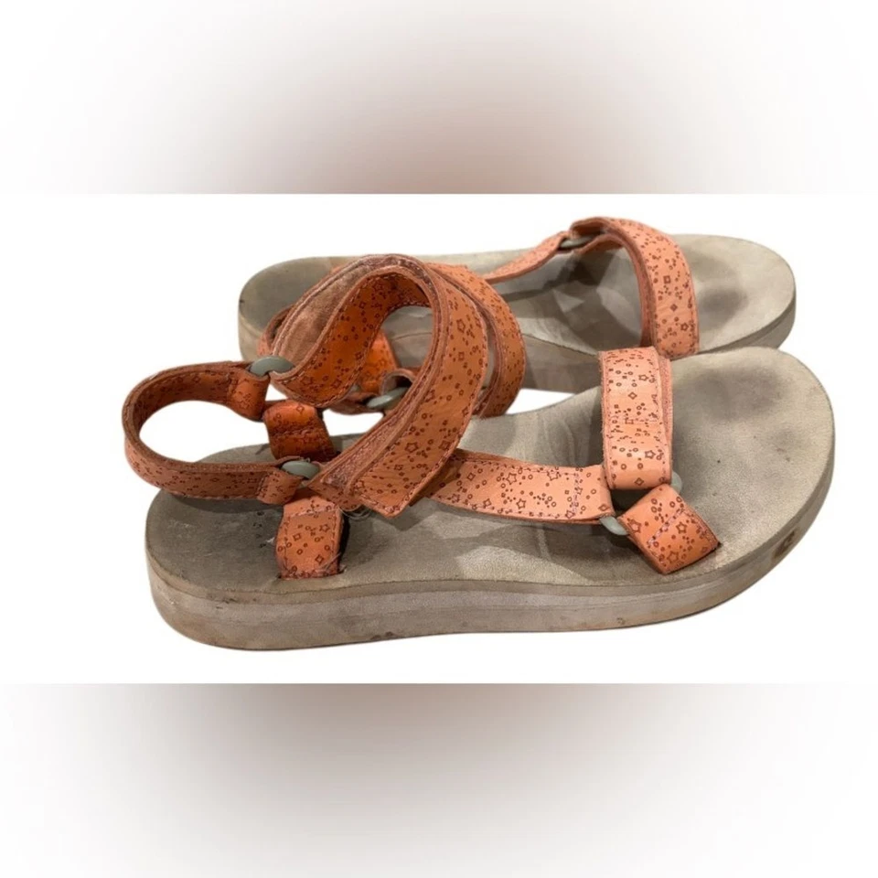 Sandalia para mujer Teva forma media universal estrella melocotón talla 8 Foto 2 de 4