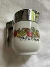 Vintage Corning Ware Gemco Creamer Pitcher 'Spice Of Life' Pot a Creme 1970s