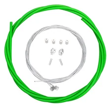 Premium Bicycle Brake Cable Kit for BMX/MTB - GREEN