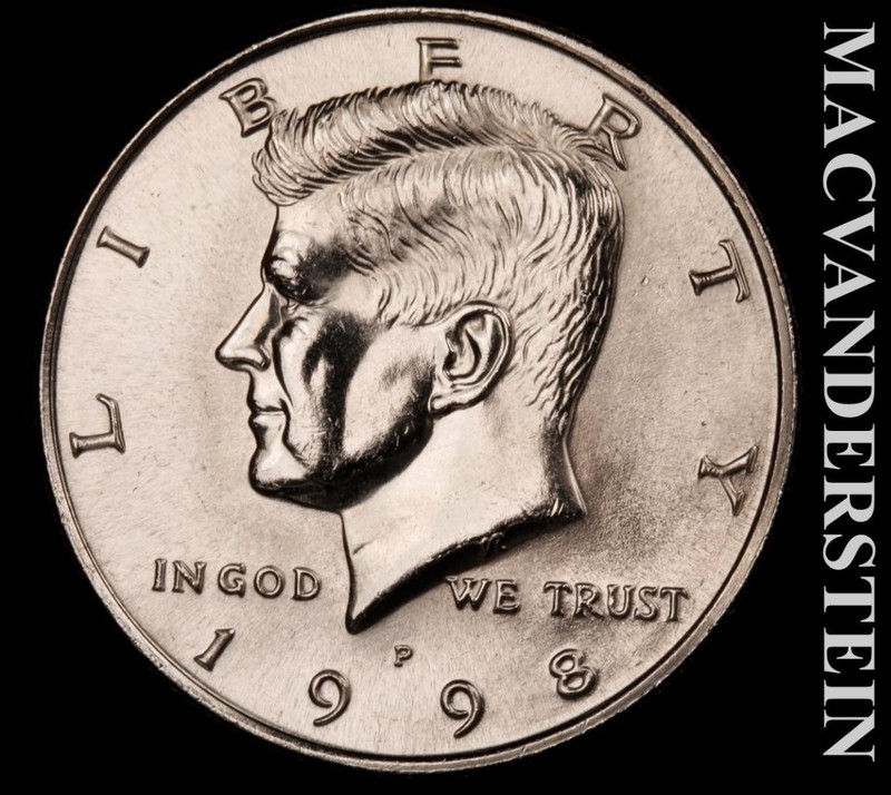 1998-P Kennedy Half Dollar - Choice Gem Brilliant Unc  No Reserve  #L7298