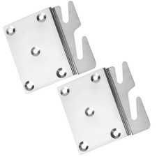 2 Pcs Adjustable Bed Rail Hook Plates Reinforced Hardware Plates Universal