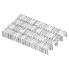 20 Gauge Narrow Crown Staples 7/16"x2/5", 5000Pcs Galvanized Steel, Black 0.0053 per staple