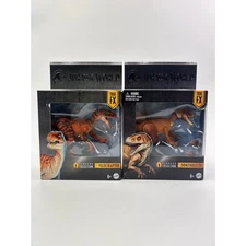 Jurassic World Hammond Collection Velociraptor & Ornitholestes Dinosaur Figures