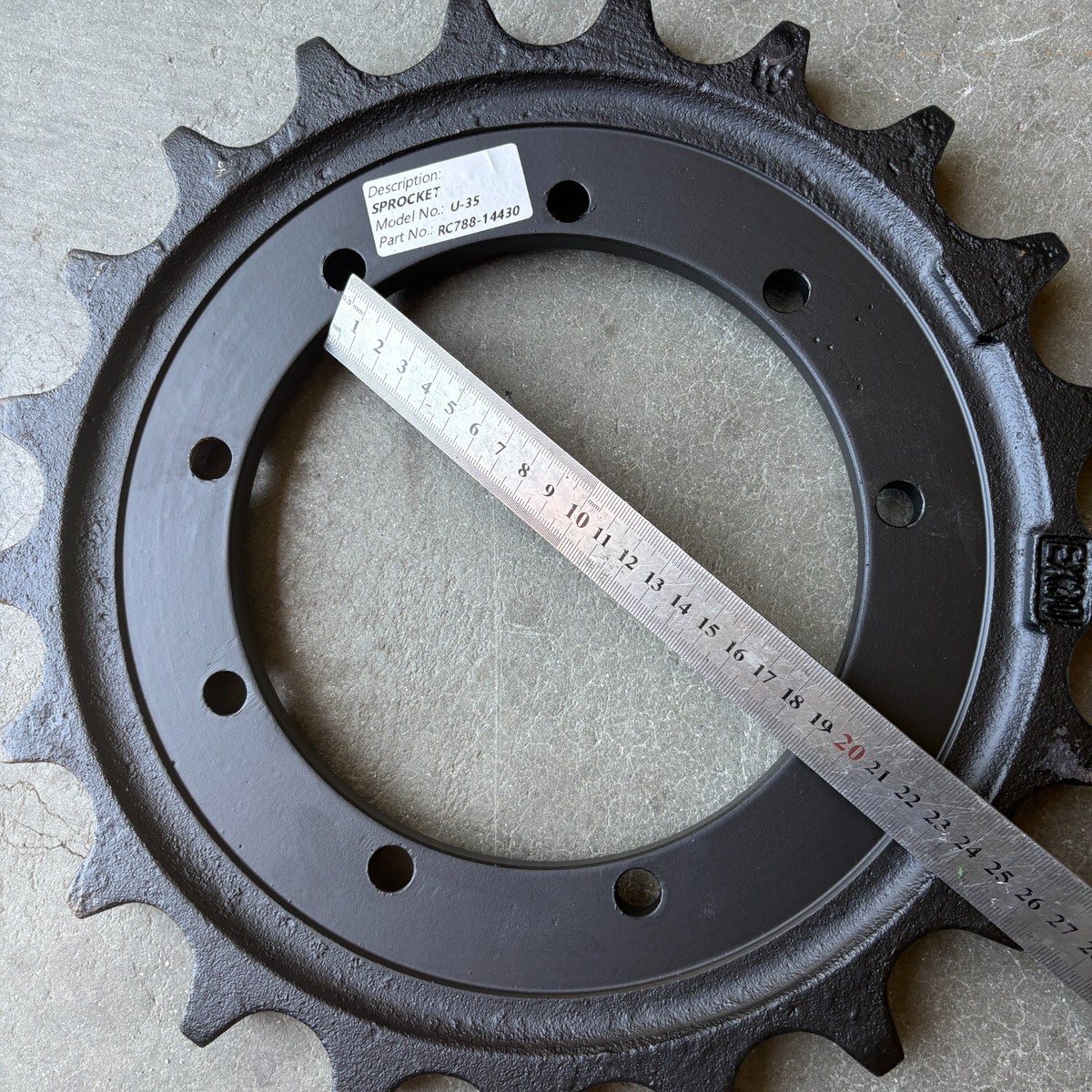 RC417-14430 RC788-14430 SPROCKET FITS FOR KX71-3 KX91-3 RX303 U30
