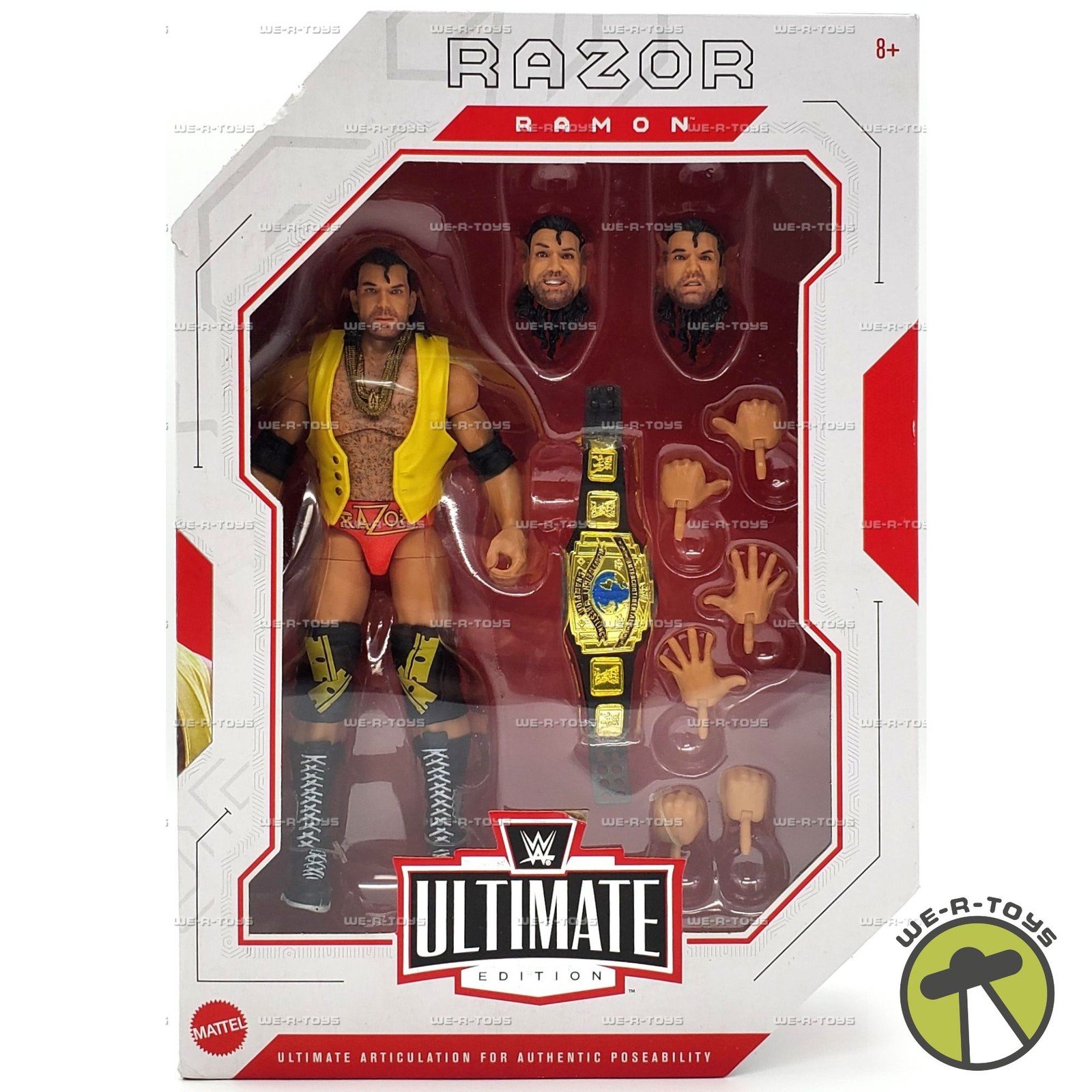 WWE Ultimate Edition Razor Ramon Action Figure 2022 Mattel #HKT45