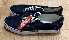 VANS Classic Slip On Black Canvas Low Top Skate Shoes Herren Sneakers Gr:46 Neu