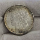 1900 US Morgan Silver Dollar $1 Nice AU (Toned)