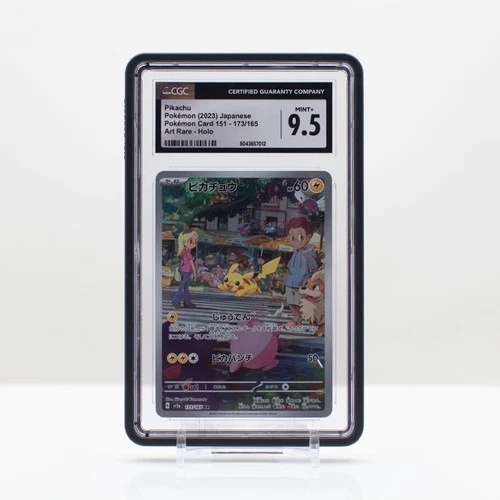 Pokemon Pikachu Holo #173/165 Scarlet & Violet 151 Jap - CGC 9.5 Mint+