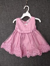 Baby Girl Dress Party for 6M Birthday Princess Wedding Dress Lace Gown Baby