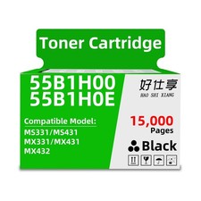 55B1H00 55B1H0E Compatible High Yield Toner Cartridge Replacement for Lexmark...