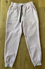 Figs Zamora Jogger Scrub Pants Size Large L Technical Collection Lavender Dew