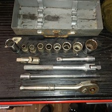 1/2" DRIVE BSW WHITWORTH SOCKET SET MATADOR ELORA  RENSHAW SEALEY