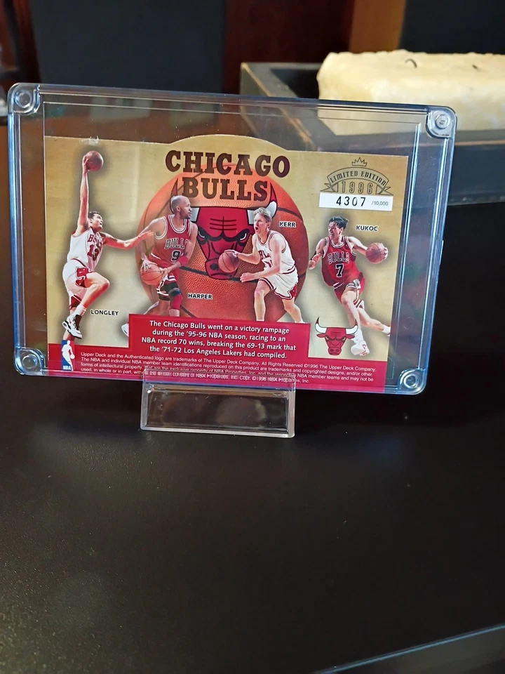 1996 Upper Deck Authenticated - Jordan Pippen Rodmen more Authenticated  - Image 2 of 4