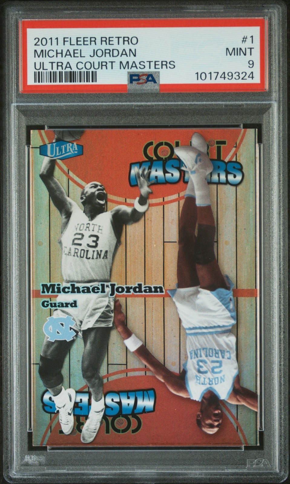 Michael Jordan 2011-12 Fleer Retro Ultra Court Masters #1 PSA 9 Mint LOW POP 4