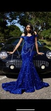 Royal Blue Prom Dress -Size Small