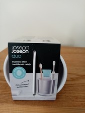 Joseph Joseph Duo Stainless Steel Toothbrush Caddy 70607