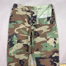Vintage Military Pants Mens 34x32 Woodland Camo Y2K Cargo Ripstop USGI Utility