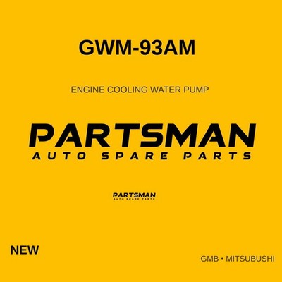 GMB 2011-2025 Hyundai Sonata Motorkühlwasserpumpe GWM-93AM