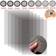 3pcs 5/8/20/30/40-500 Mesh 304 Stainless steel filter screen Woven Wire