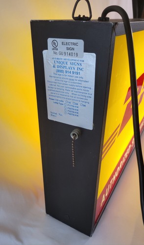 DHL Authorized Shipping Center 2-Sided Lighted Sign - WORKS Vintage Advertising - Picture 2 of 10